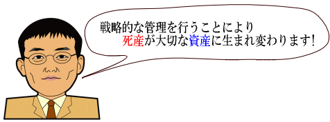 戦略的な管理を行うことにより死産が大切な資産に生まれ変わります!